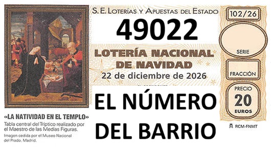 NUMERO DEL BARRIO